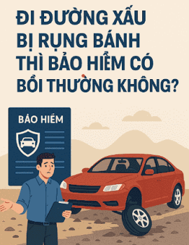 Đi đường xấu bị rụng bánh thì bảo hiểm có bồi thường không?